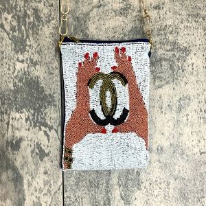 Beaded Crossbody Bag